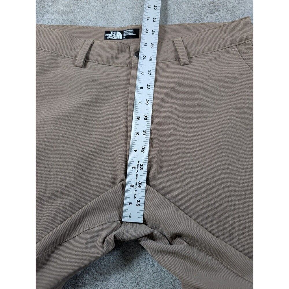 The North Face Rockaway Shorts Mens 34 Beige Nylon Stretch Hiking Outdoor - Picture 9 of 10